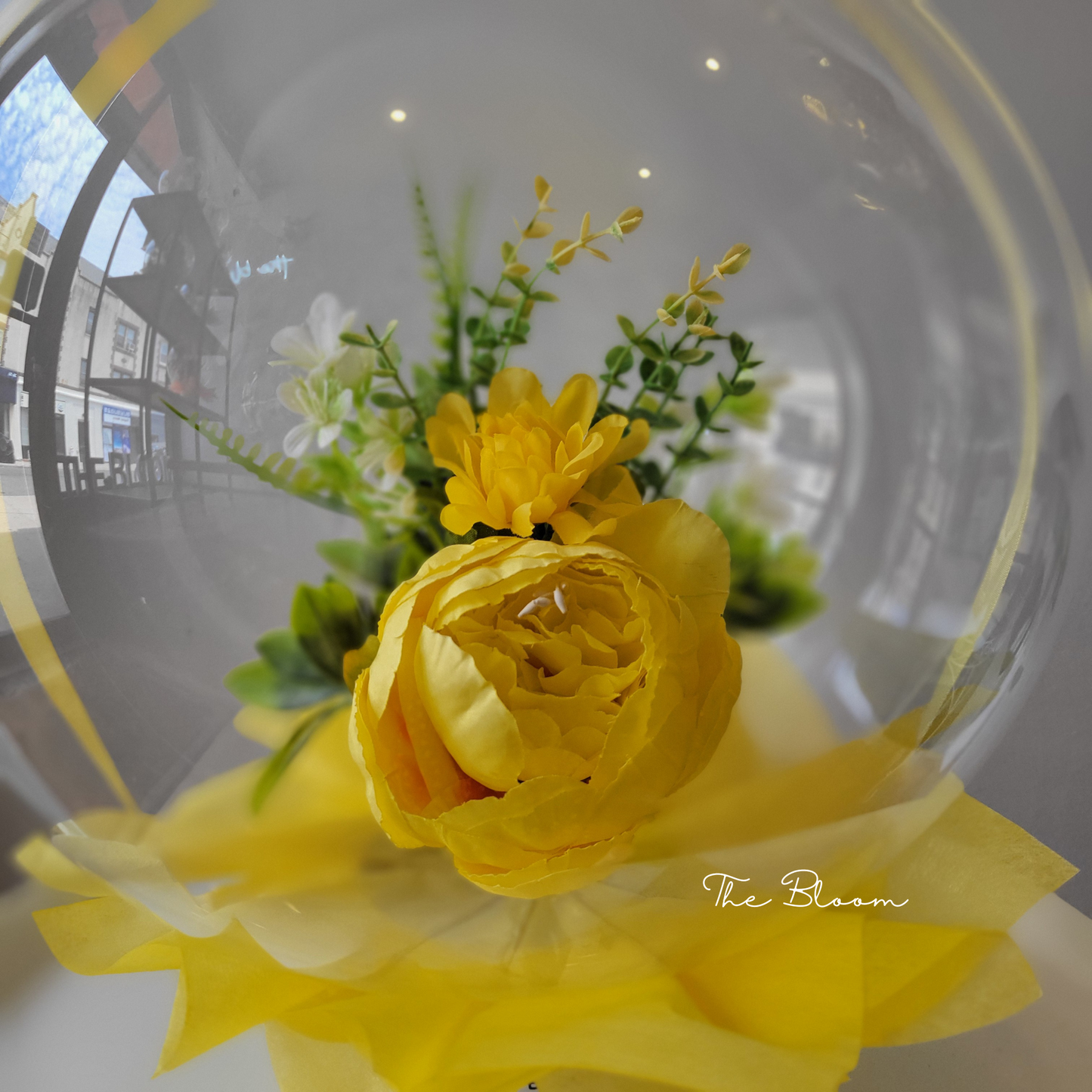 Single Peony Flower Balloon