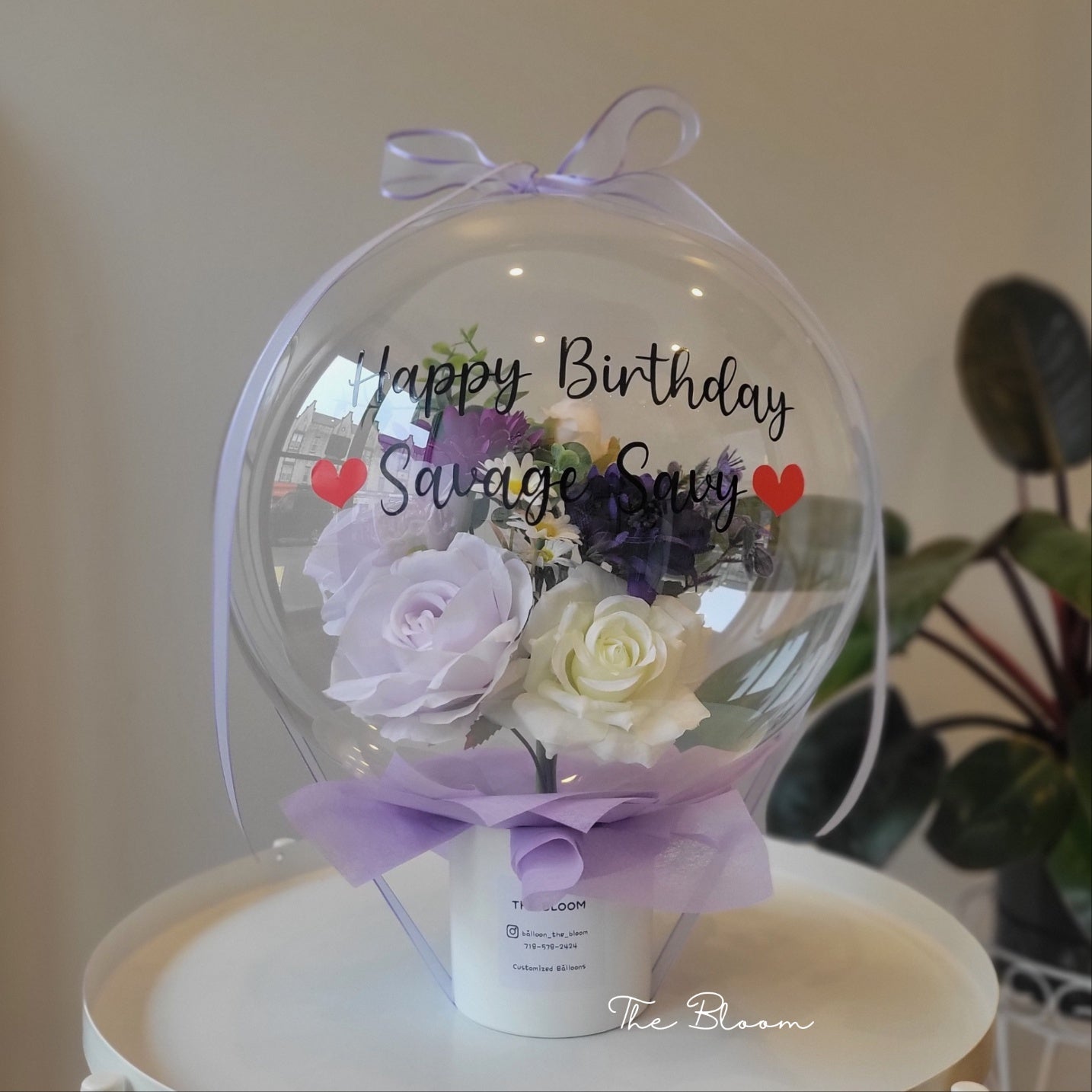 Light Purple Mini Flower Balloon