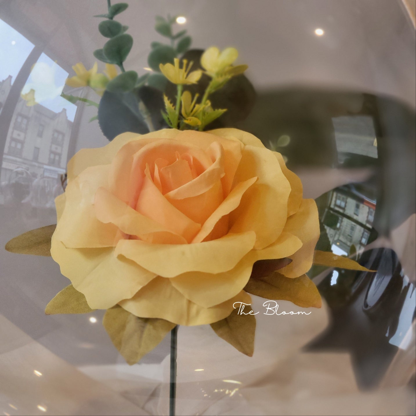 Yellow Single Flower Balloon