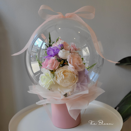 Purple Bouquet Flower Balloon
