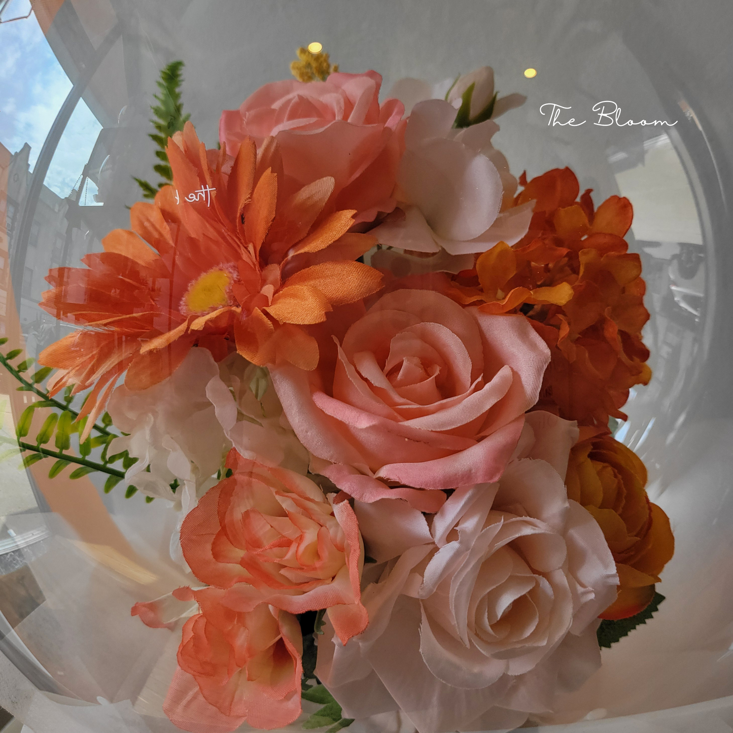 Orange Bouquet Flower Balloon