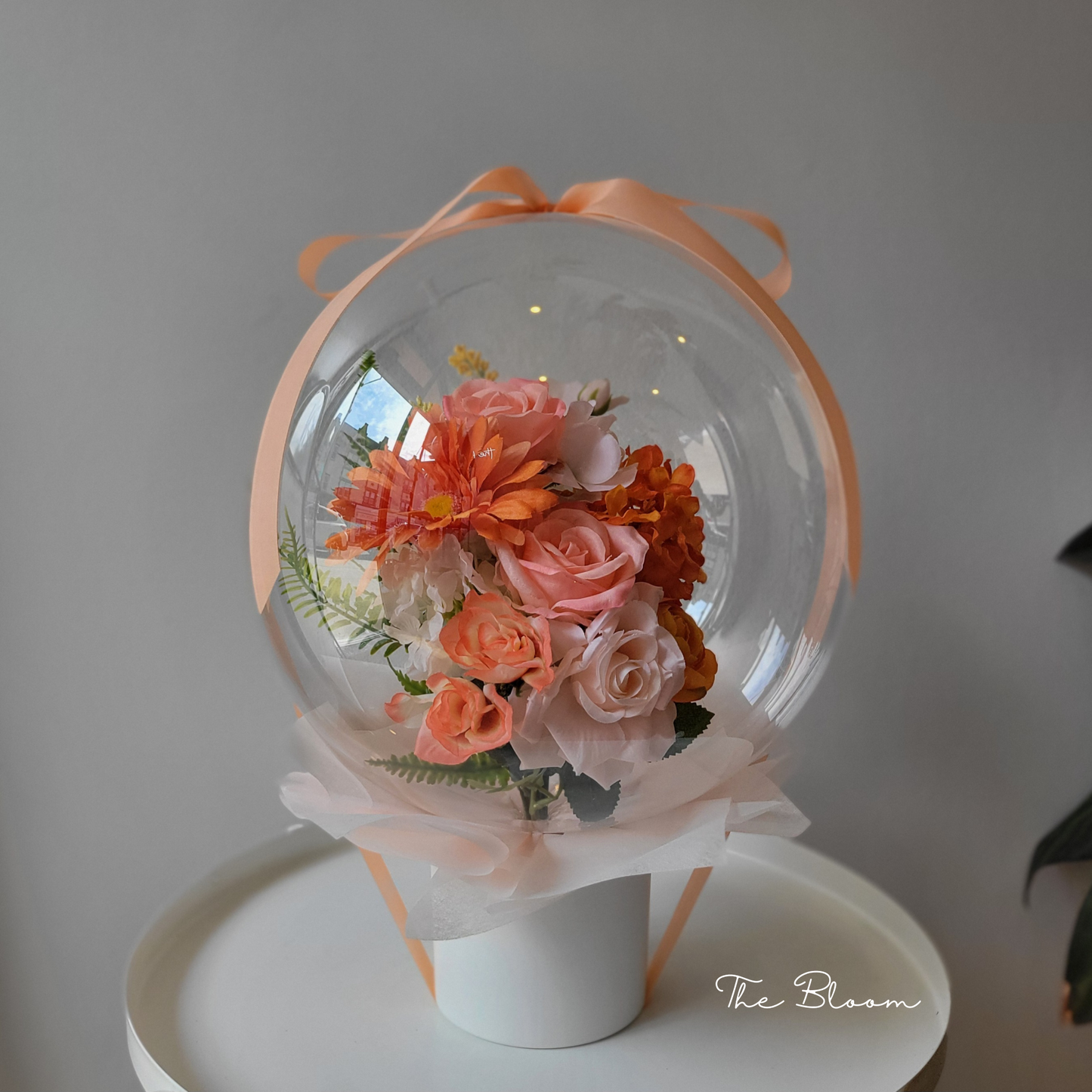 Orange Bouquet Flower Balloon