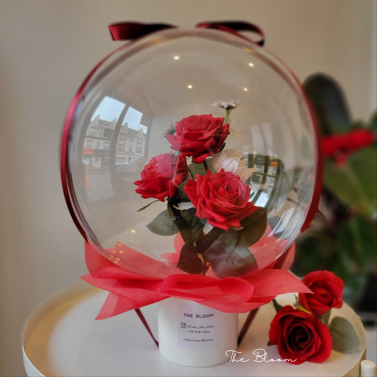 Red Rose Mini Flower Balloon