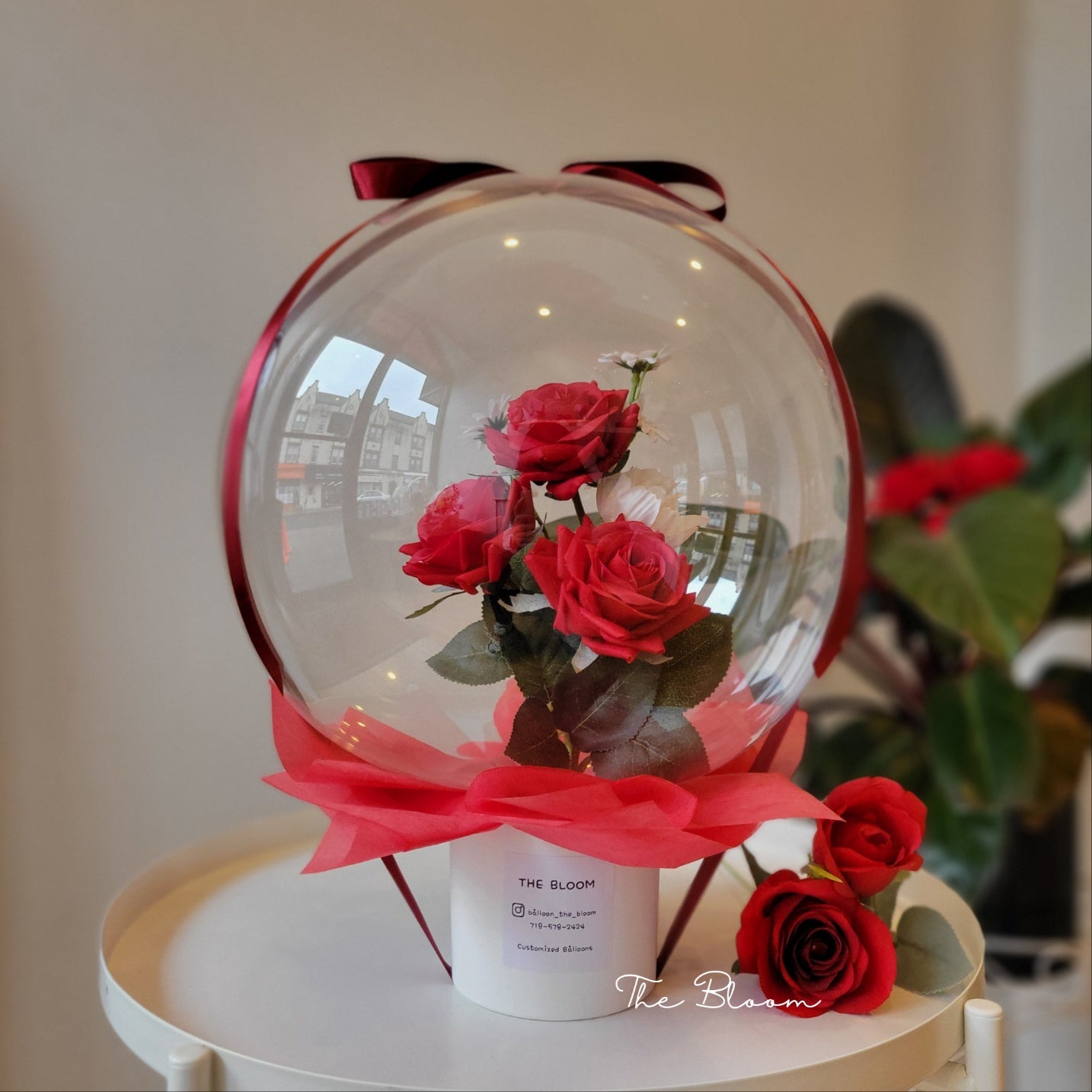 Red Rose Mini Flower Balloon