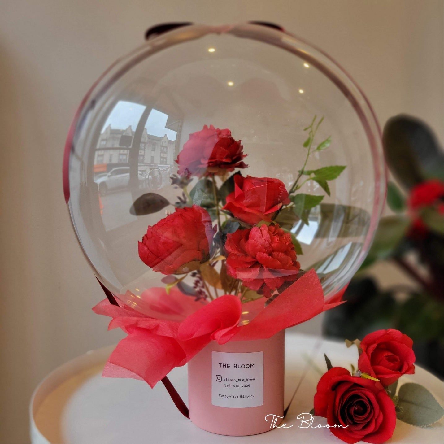 Red Mini Flower Balloon