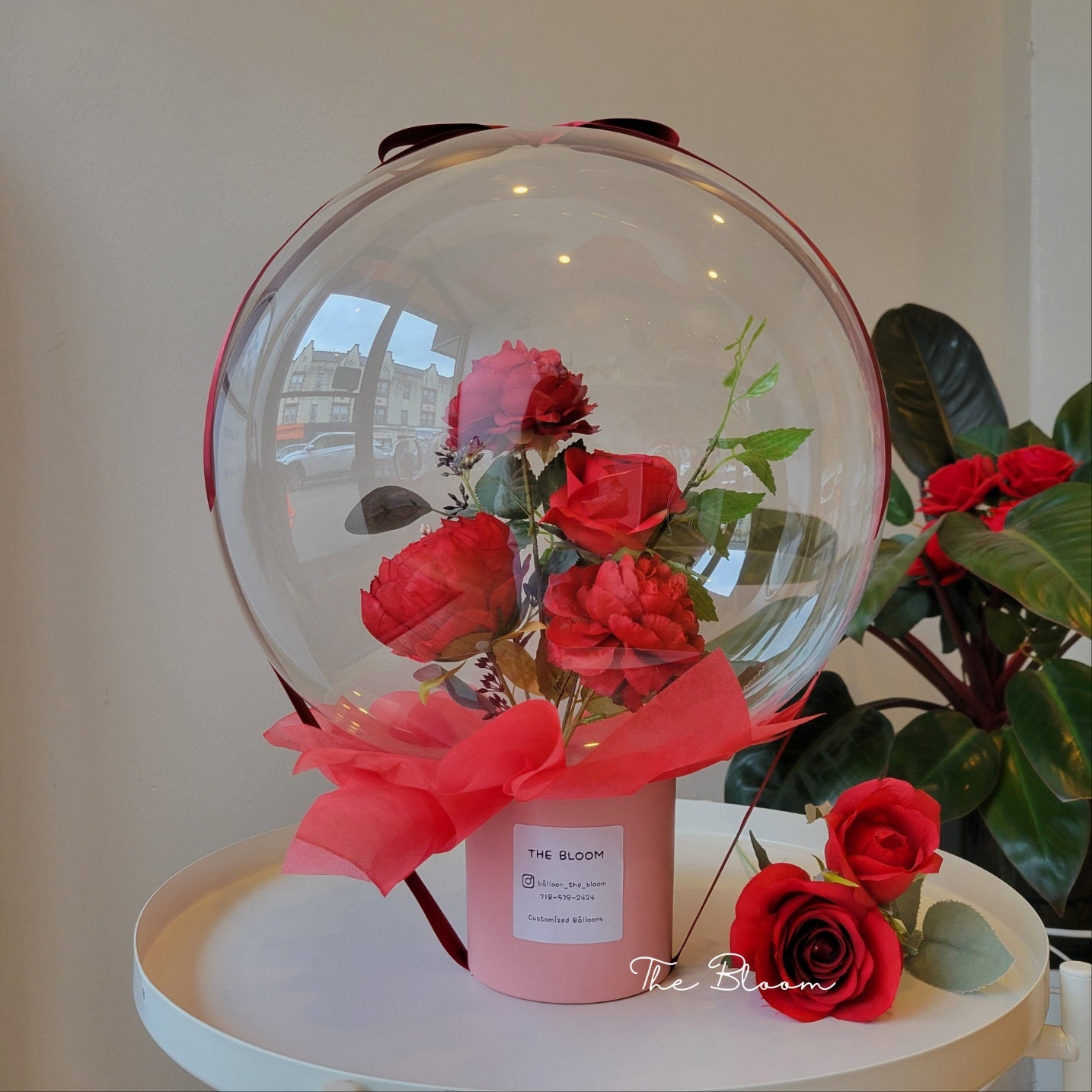 Red Mini Flower Balloon