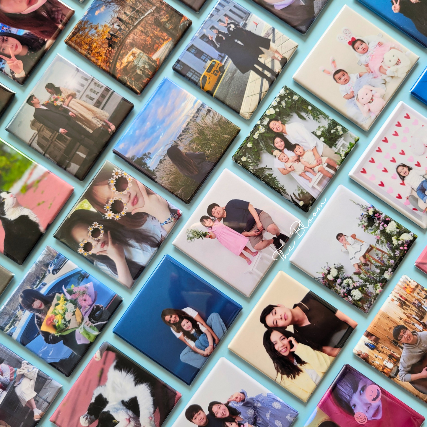 Customized Photo Magnet Set