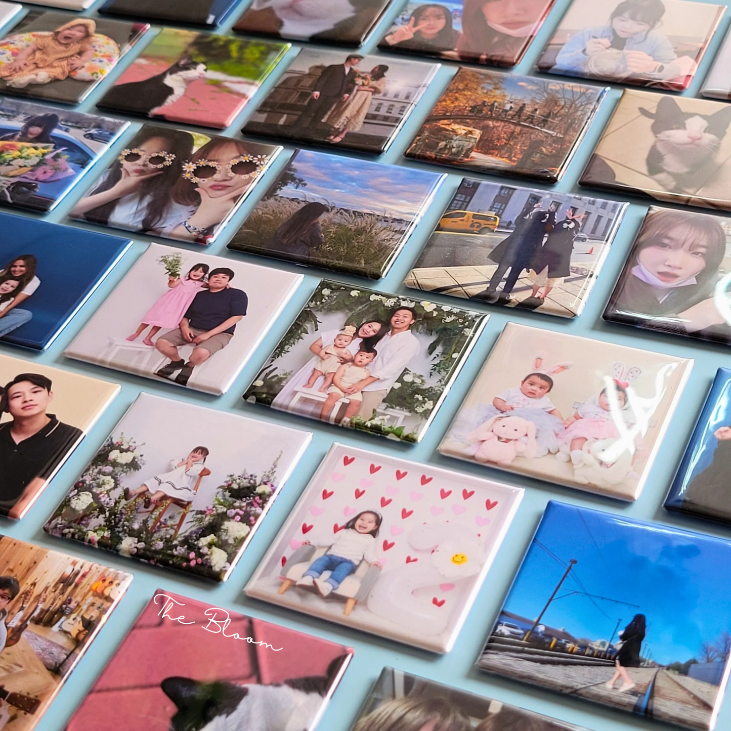 Customized Photo Magnet Set