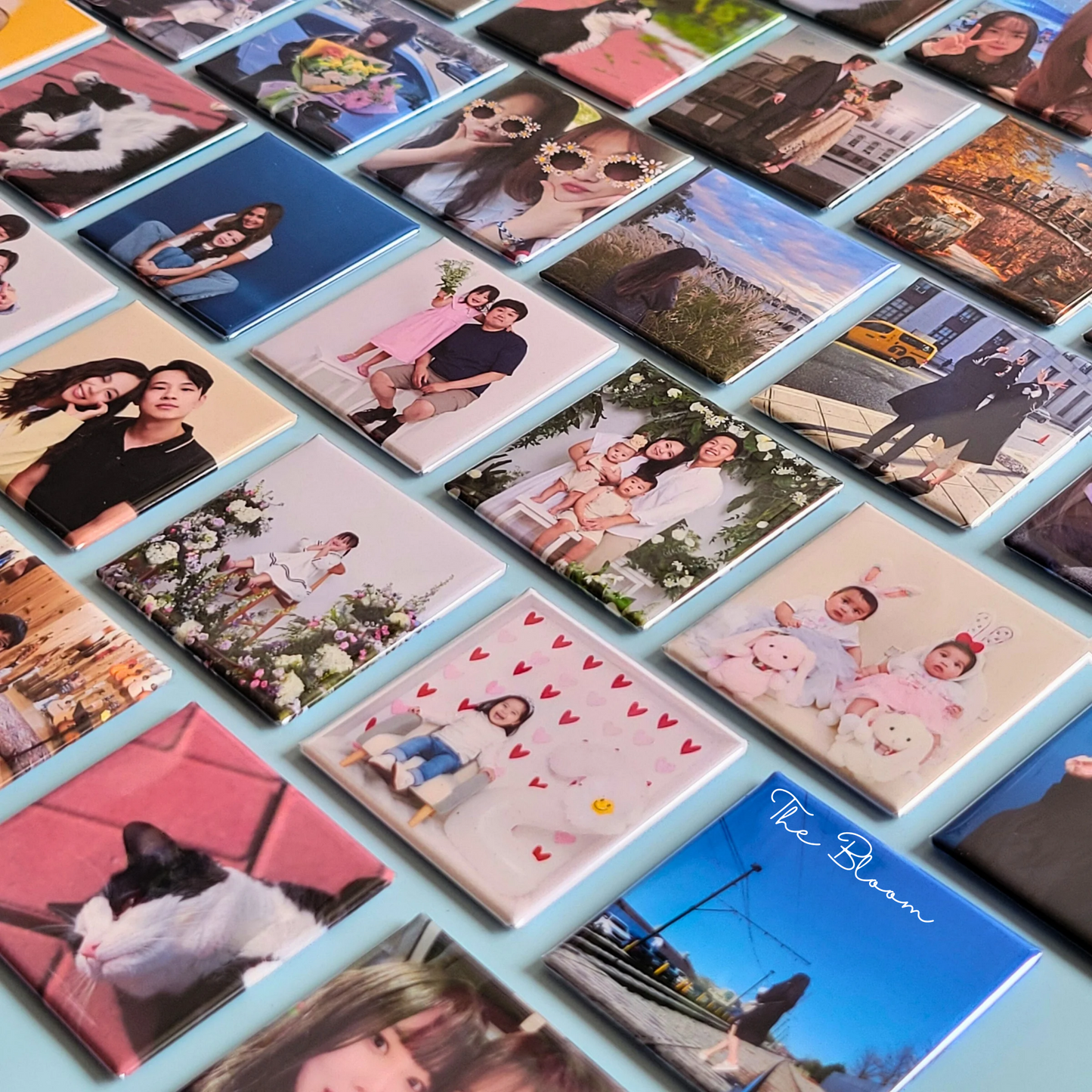 Customized Photo Magnet Set