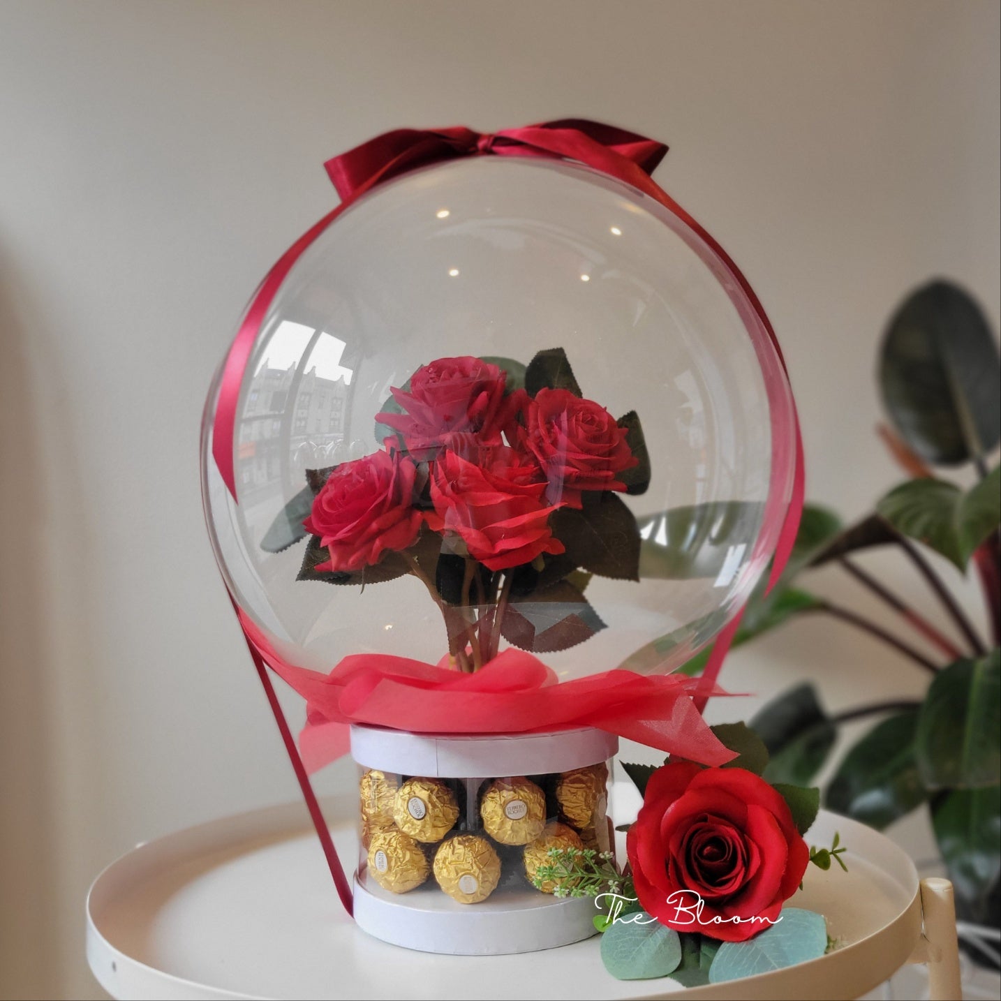 Red Rose Mini Flower Balloon