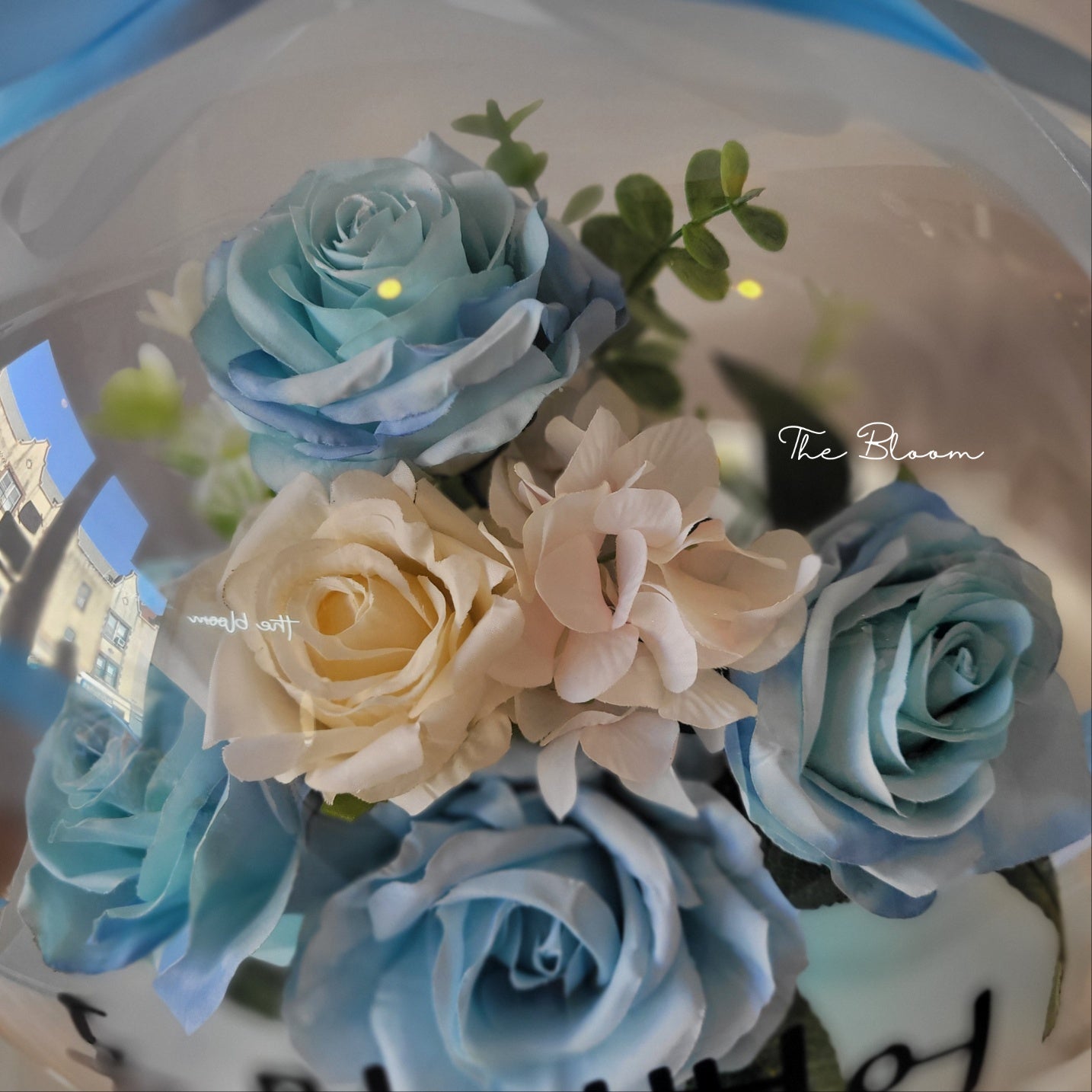 Blue Mini Flower Balloon