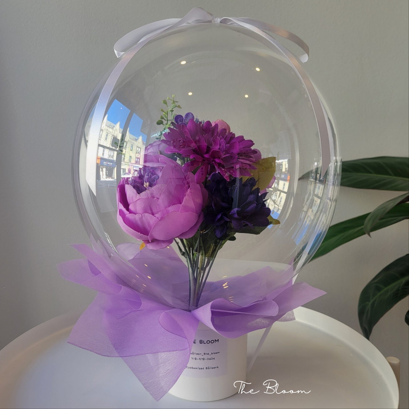 Purple Mini Flower Balloon