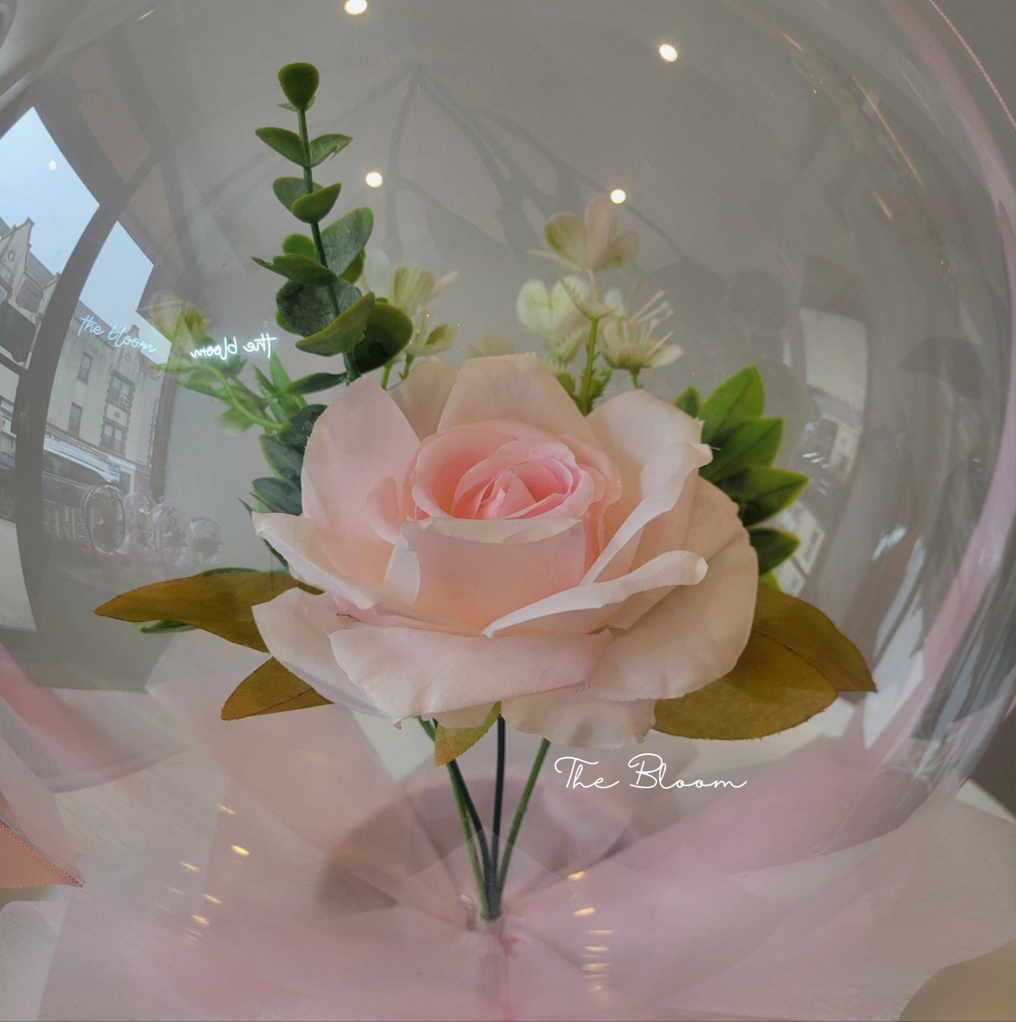 Pink Single Flower Balloon