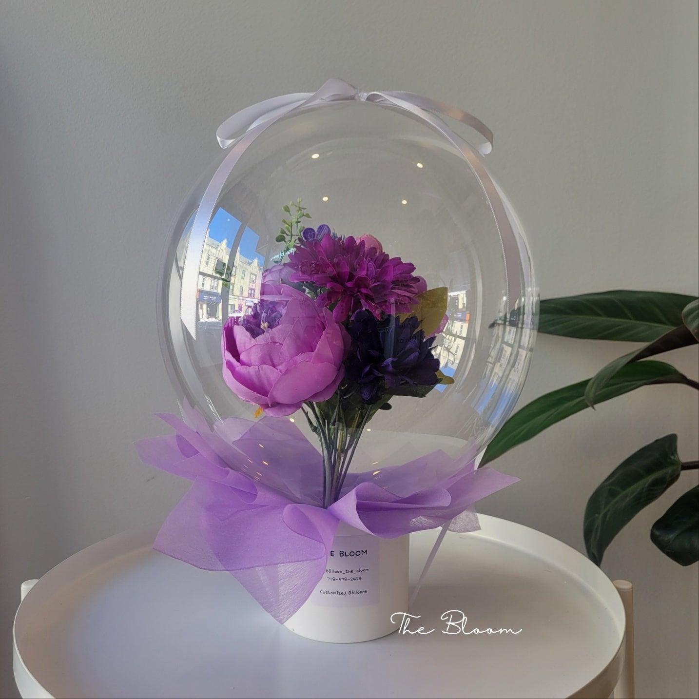 Purple Mini Flower Balloon