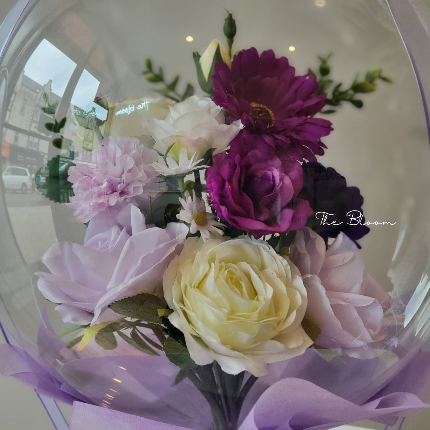 Purple Bouquet Flower Balloon