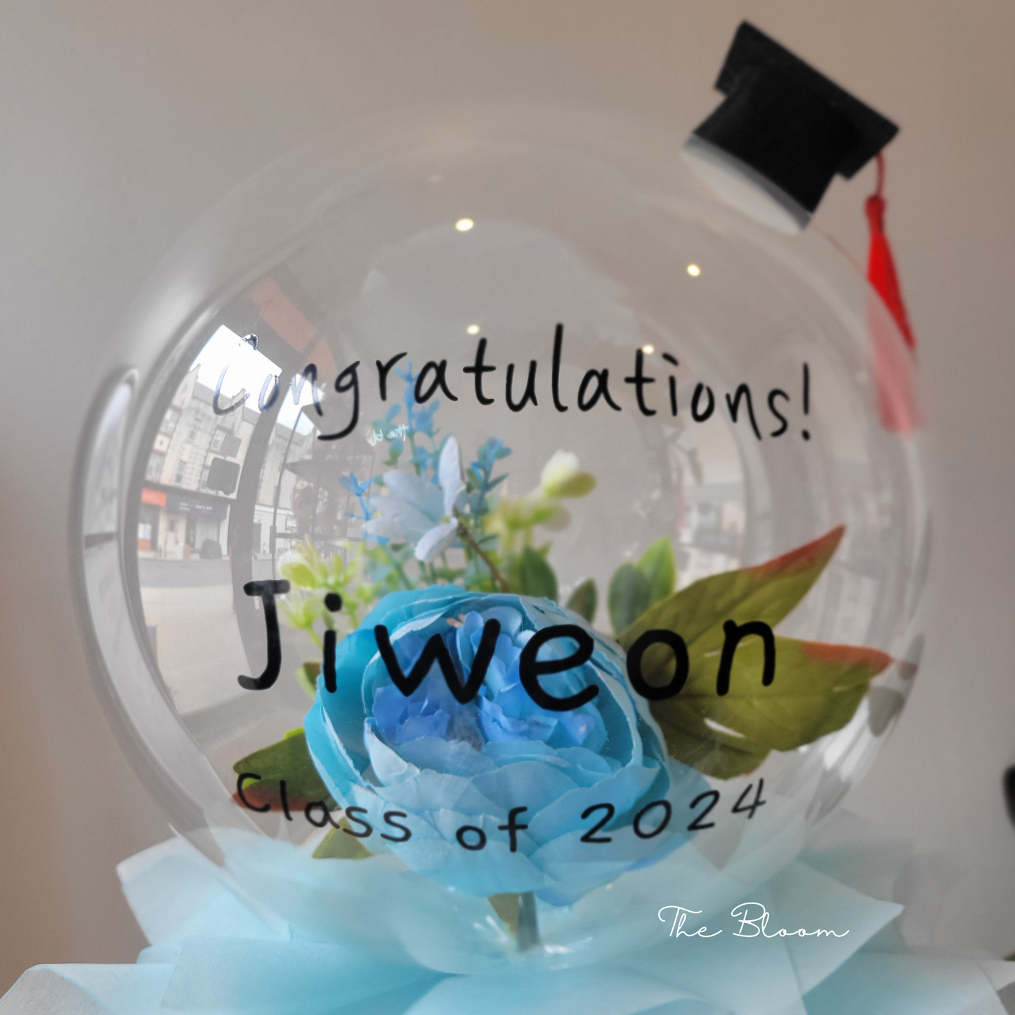 Graduation Flower Balloon Cone