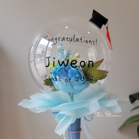 Graduation Flower Balloon Cone