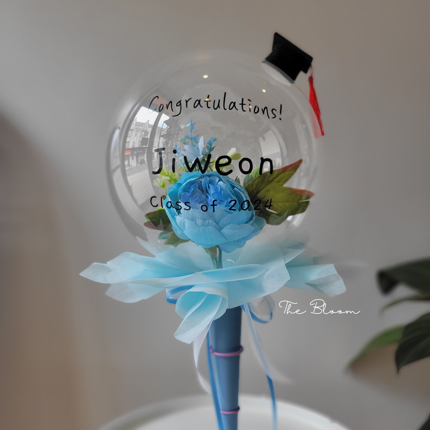 Graduation Flower Balloon Cone