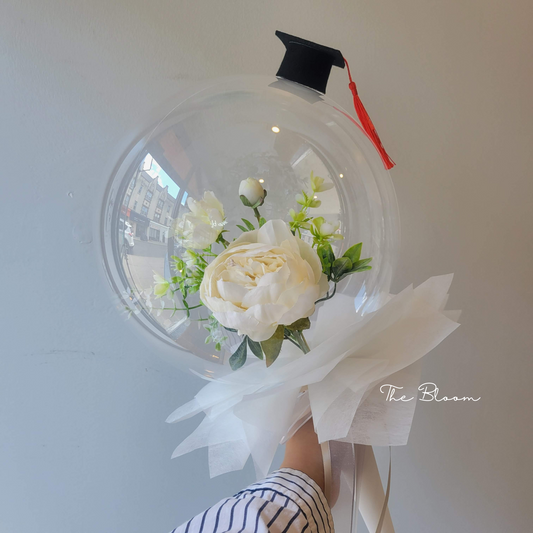 Graduation Flower Balloon Cone