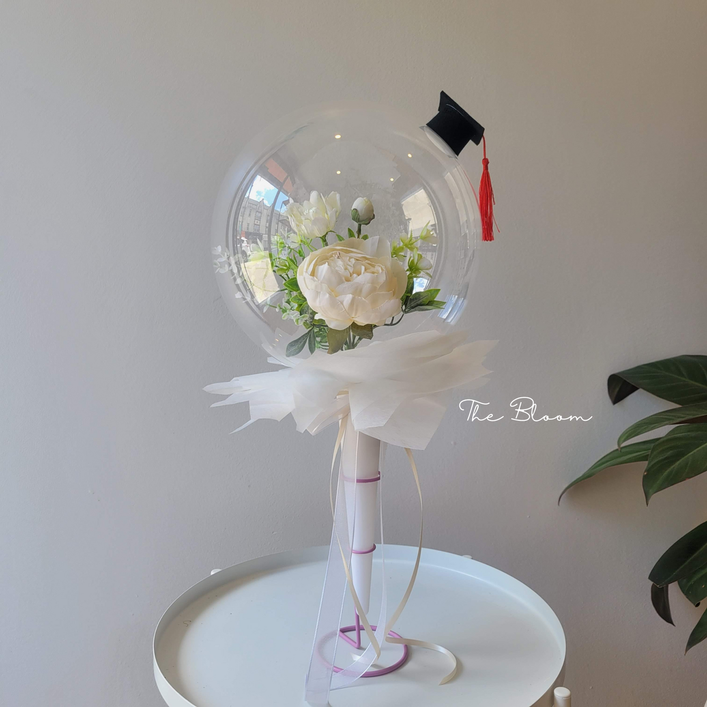 Graduation Flower Balloon Cone