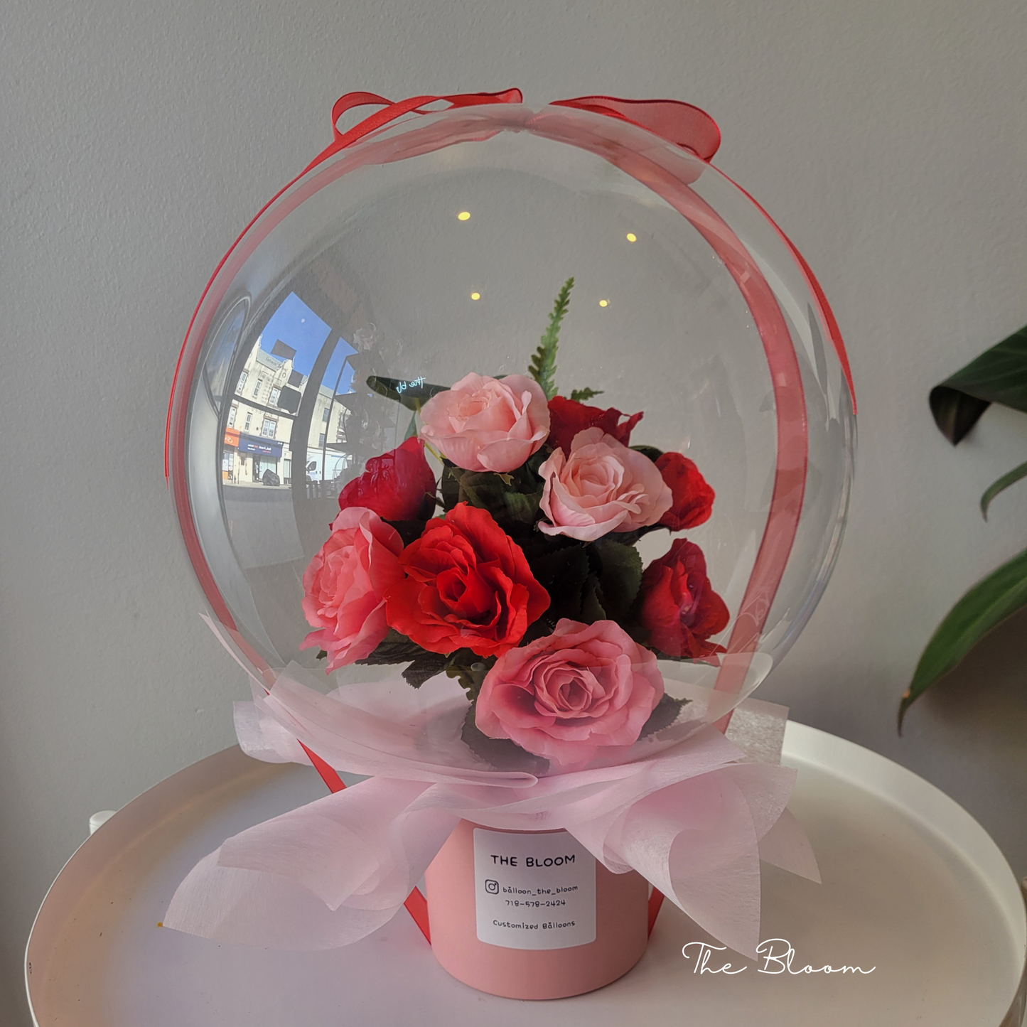 Red&Pink Rose Mini Flower Balloon