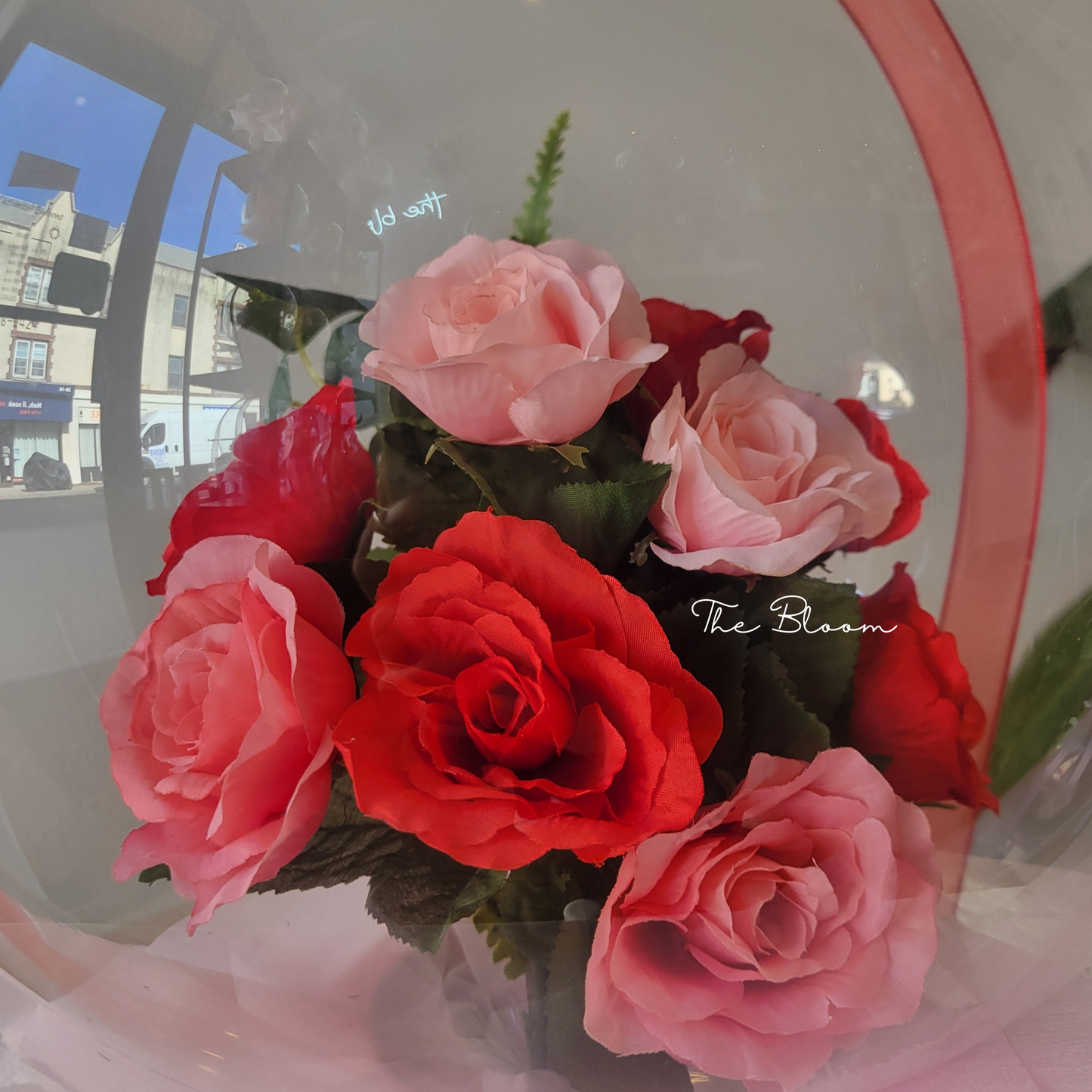 Red&Pink Rose Mini Flower Balloon