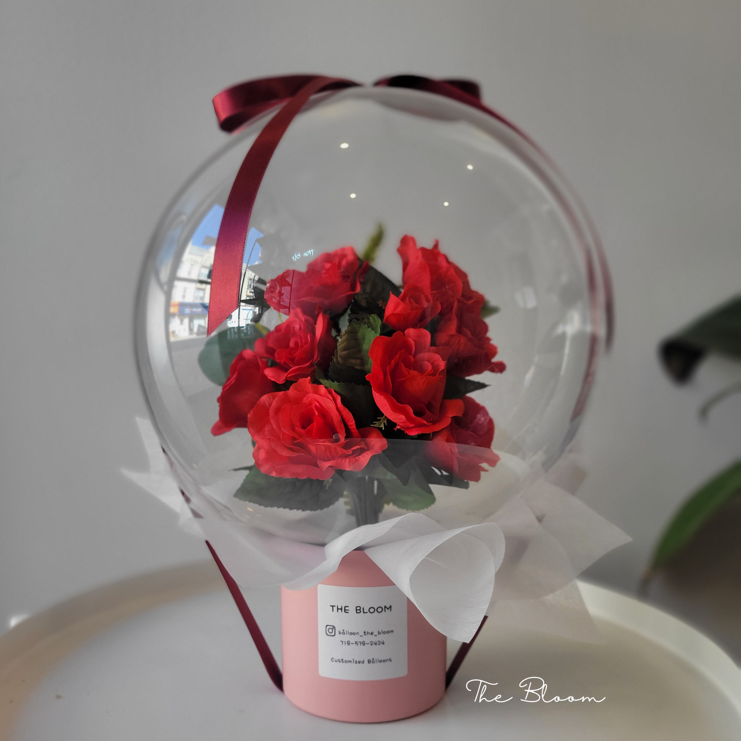 Red Rose Mini Flower Balloon