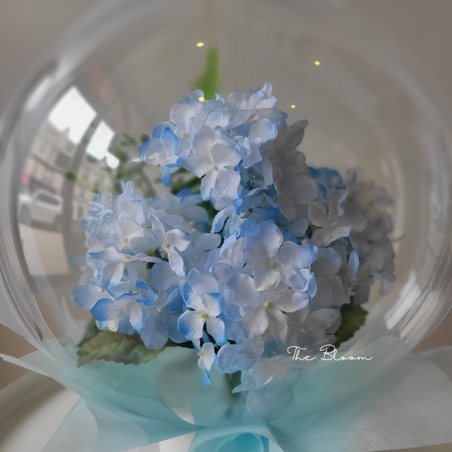 Blue Hydrangea Mini Flower Balloon