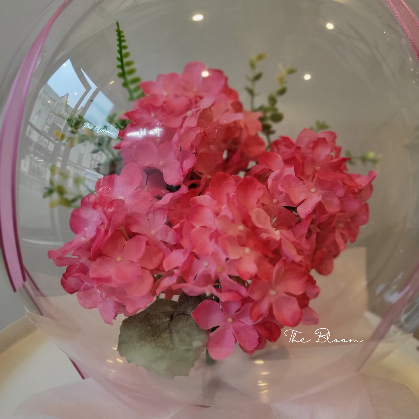 Pink Hydrangea Mini Flower Balloon