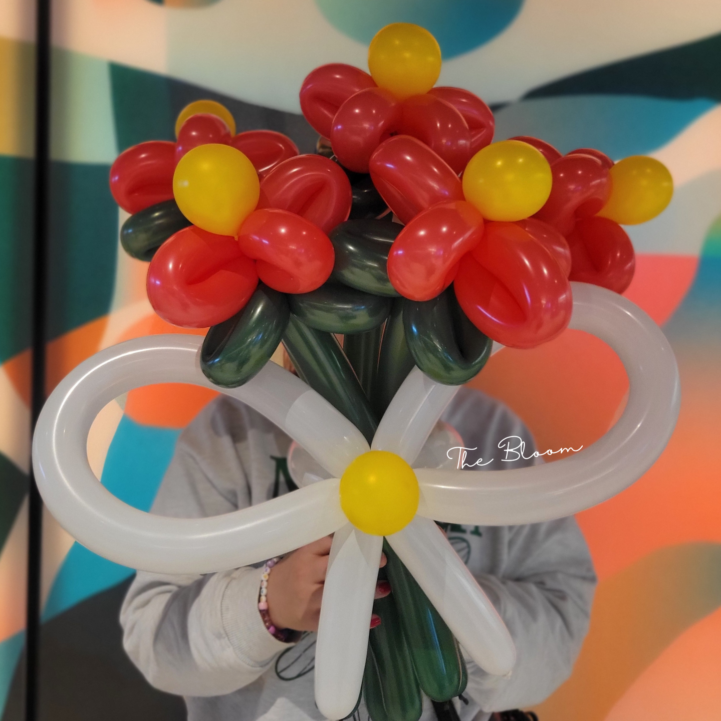 Giant Daisy Bouquet Balloons (5 petals)