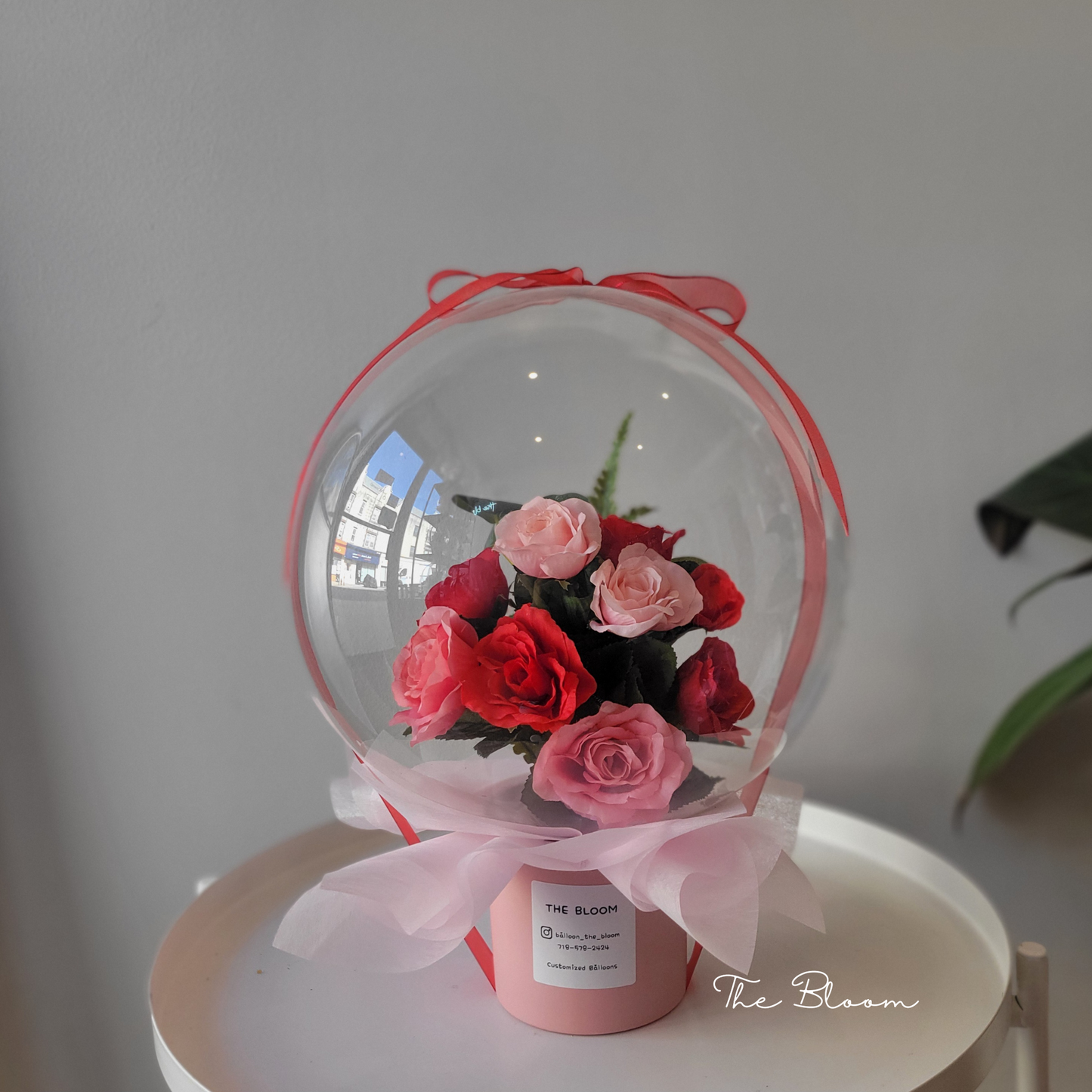 Red&Pink Rose Mini Flower Balloon